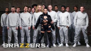 Bombshell Angela White Satisfies, Devours All Of The Hungry Cocks In The Room – Brazzers