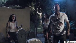 Cemetery Sex With Ghosts – Katrina Jade, Joanna Angel, Lacy Lennon and Small Hands